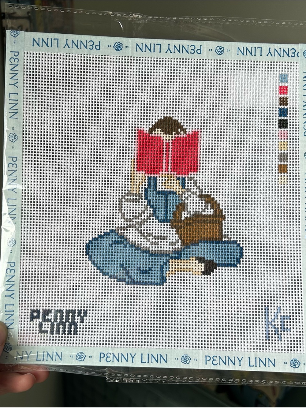 Penny Linn 13” Canvas “Nose Stuck in a Book”